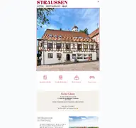 Kleine Seitenvorschau von hotel-straussen.de