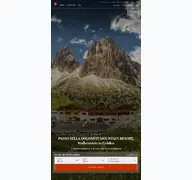 Kleine Seitenvorschau von passoselladolomiti.resorthotel.de