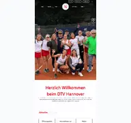 Kleine Seitenvorschau von dtvhannover.de