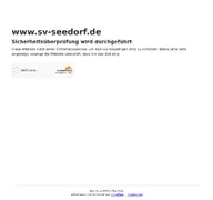 Kleine Seitenvorschau von sv-seedorf.de