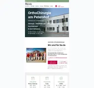 Kleine Seitenvorschau von orthochirurgie-am-petershof.de