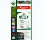 Kleine Seitenvorschau von sv-wurmlingen.de