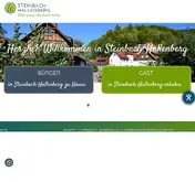 Kleine Seitenvorschau von steinbach-hallenberg.de