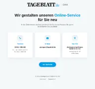 Kleine Seitenvorschau von oaa.tageblatt.de