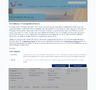 Kleine Seitenvorschau von tui4u.de