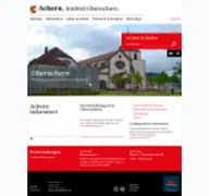 Kleine Seitenvorschau von oberachern.de