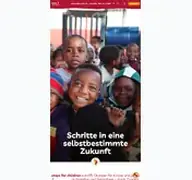 Kleine Seitenvorschau von stepsforchildren.de