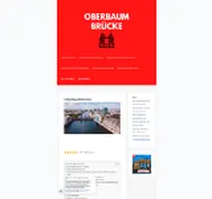 Kleine Seitenvorschau von oberbaumbruecke.de