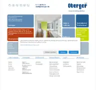 Kleine Seitenvorschau von oberger.de