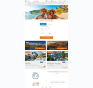 Kleine Seitenvorschau von coraltravel.de