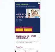 Kleine Seitenvorschau von stadtwerke-eckernfoerde.de