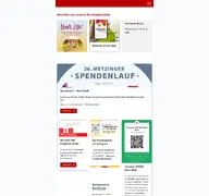 Kleine Seitenvorschau von kirche-metzingen.de
