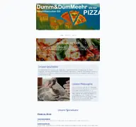 Kleine Seitenvorschau von dummundduemmeehrpizza.de