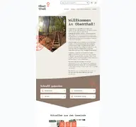 Kleine Seitenvorschau von oberthal.de