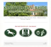 Kleine Seitenvorschau von kinzigheimerhof.de