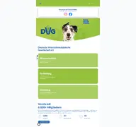 Kleine Seitenvorschau von dvg.de