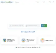 Kleine Seitenvorschau von iwantgreatcare.org