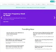 Kleine Seitenvorschau von whattoexpect.com
