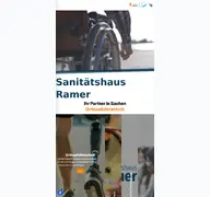 Kleine Seitenvorschau von ramer.de