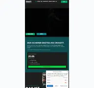 Kleine Seitenvorschau von crossfit-bayreuth.de