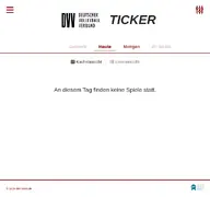 Kleine Seitenvorschau von dvv.sams-ticker.de