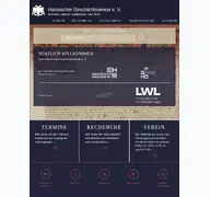 Kleine Seitenvorschau von hansischergeschichtsverein.de