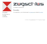 Kleine Seitenvorschau von zugschlus.de
