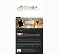Kleine Seitenvorschau von dw-media-online.de