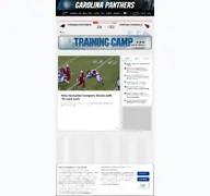 Kleine Seitenvorschau von panthers.com