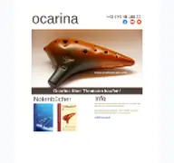 Kleine Seitenvorschau von ocarina.de