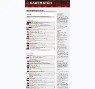 Kleine Seitenvorschau von cagematch.net