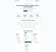 Kleine Seitenvorschau von convert-flow.net