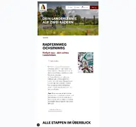 Kleine Seitenvorschau von ochsenweg.de