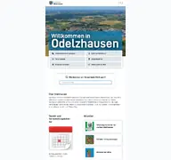 Kleine Seitenvorschau von odelzhausen.de