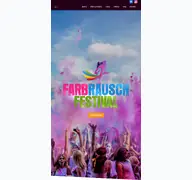 Kleine Seitenvorschau von farbrausch-festival.de