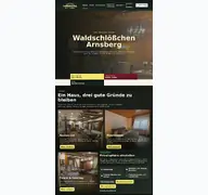 Kleine Seitenvorschau von waldschloesschen-arnsberg.de