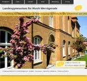 Kleine Seitenvorschau von landesgymnasium.de