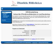 Kleine Seitenvorschau von oe-bibliotheken-brandenburg.de