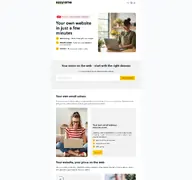 Kleine Seitenvorschau von easyname.com