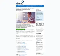 Kleine Seitenvorschau von ebam.de