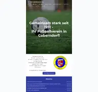 Kleine Seitenvorschau von sv-gaberndorf.de