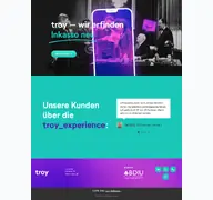 Kleine Seitenvorschau von troy.de