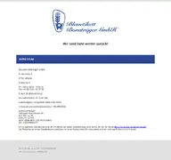 Kleine Seitenvorschau von blauetikett.de