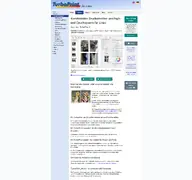 Kleine Seitenvorschau von turboprint.de