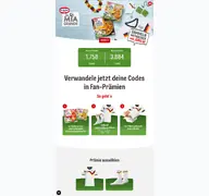 Kleine Seitenvorschau von oetker-aktion.de