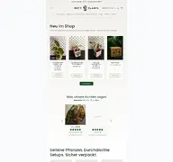 Kleine Seitenvorschau von pottplants.de