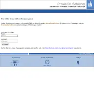 Kleine Seitenvorschau von extern.dr-schiener.de