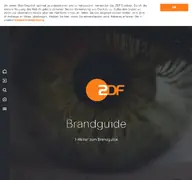 Kleine Seitenvorschau von brandguide.zdf.de