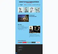 Kleine Seitenvorschau von ebneter-kultursommer.de