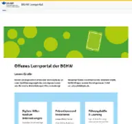 Kleine Seitenvorschau von offen-lernportal.bghw.de